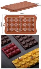 Szilikon Forma - Csokit�bla p�tty�s